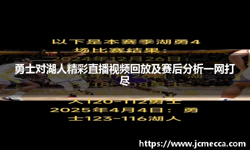 勇士对湖人精彩直播视频回放及赛后分析一网打尽